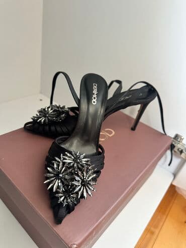 qadin sapaskileri: Tuflilər, Derimod, Ölçü: 38, rəng - Qara, Yeni — 2