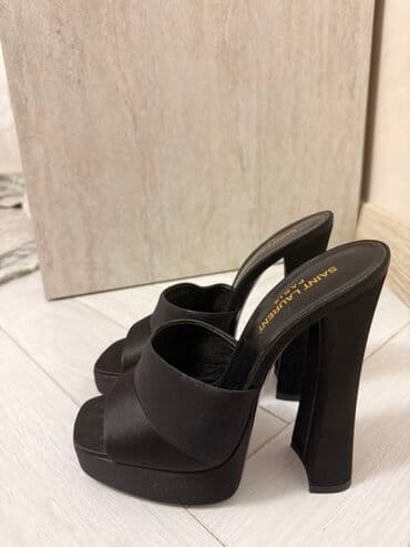 laurent: Сабо, Размер: 37, цвет - Черный, Новый — 3