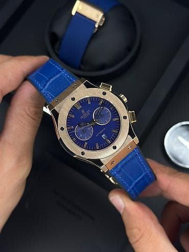 Saat dəstləri: Hublot Classic Fusion Chronograph – mavi temalı dəst - Korpus — 4
