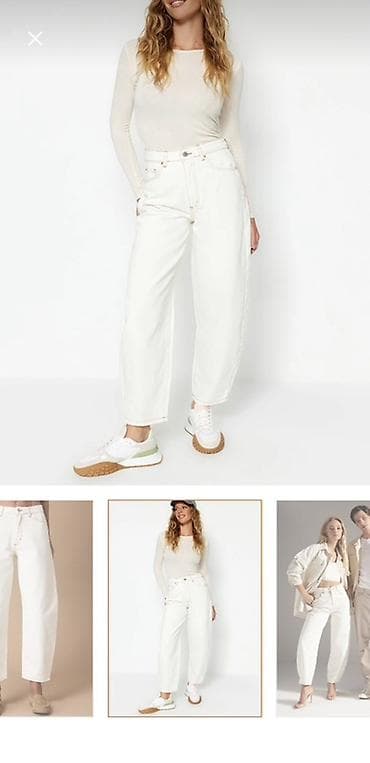 Cinslər, Trendyolmilla, S, rəng - Ağ