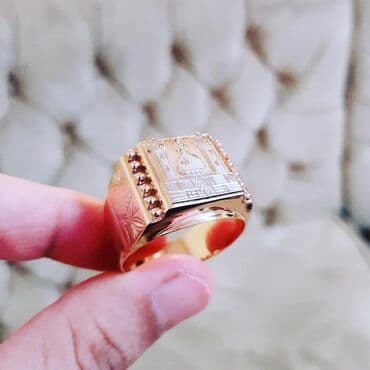 tek qizil gul qiymeti: Toy, Üzük, Çəhrayı qızıl, 583 Əyar, Qaşsız — 2