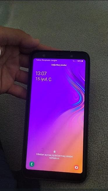 Samsung Galaxy A7 2018, 64 GB, rəng - Qara, Barmaq izi lalafo.az -da Samsung Galaxy A7 2018, 64 GB, rəng - Qara, Barmaq izi