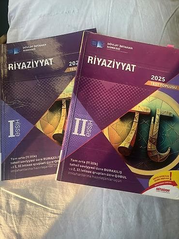 Buraxılış və qəbul imtahanlarına hazırlıq üçün kitablar dəsti satılır — 6