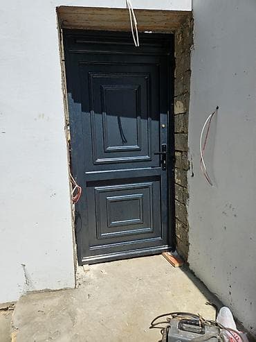 demir setkalar: Dəmir Həyət darvazası, Yana açılan, Mexaniki, rəng - Qara, Kredit yoxdur — 2