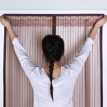 maqnitli pərdələr: Maqnitli perde Qara ve karicniviy rengleri mövcuddur Uzunluğu 2.10 sm — 2