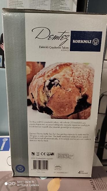 Samovar elektrik çaydan çaynik caydan caynik Korkmaz Turk istehsali — 3