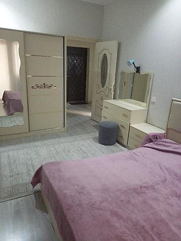 ev ucuz: Kirayə verilir – tam mebelli 2 otaqlı mənzil - Geniş qonaq otağı — 6