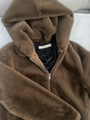 Plaşlar: Kürk, Mango, XS, S, rəng - Qəhvəyi — 5