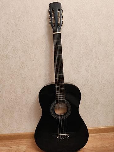 elektro gitarlar: Akustik gitara, 6 sim, İşlənmiş — 4