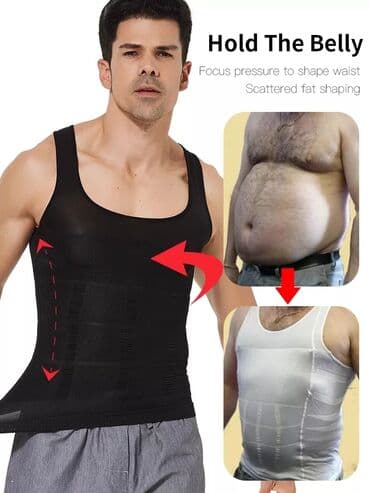 qarin eritmek ucun krem: Mayka qarin yigan Turk istehsali 100% Kişi bədəni formalaşdırıcısı — 3