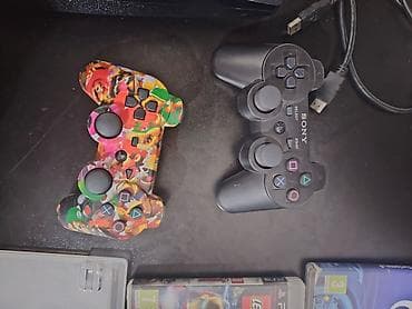 playstation 3 almaq: PS3 oyun konsolu dəsti yaxşı vəziyyətdədir Komplekt: - Sony — 6