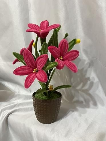 güllərin adları: Məhsul: Əl işi dekorativ süni çiçək — 1