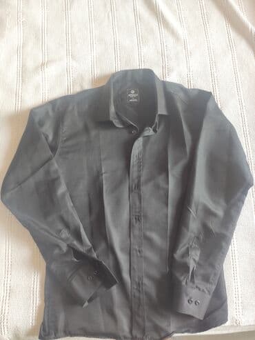 boyuk beden koynek: Классическая совершенно новая черная рубашка,очень хорошего качества — 2