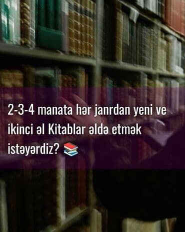 harry potter kitablari qiymeti: 1-2 manatdan başlayan qiymətlərlə bədii kitablar satılır. 📚 📬 — 2
