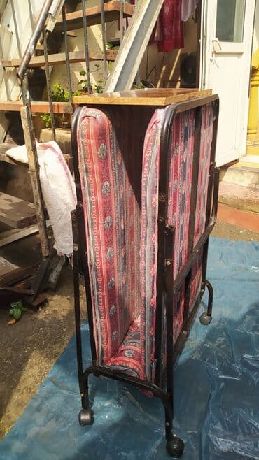 раскладушка с матрасом: Б/у, Раскладушка с матрасом — 6