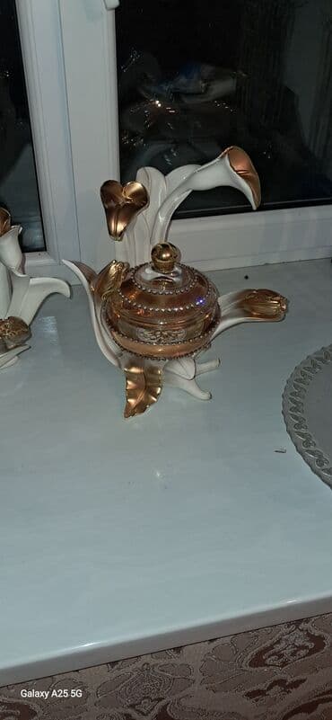 açar dest: Boşqablar, 4 ədədli dəst, rəng - Qızılı, İtaliya — 2