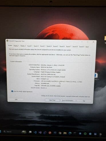 Скупка ноутбуков: ASUS TUF Gaming seriyalı noutbuk Noutbuk ideal vəziyyətdədir, şəxsi — 5