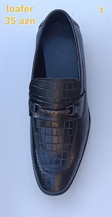 ayaqab: LOAFER (1) Fərdi tikişlə təbiii dəridən (içliyi gön-dəridən) — 2