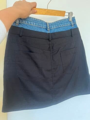 ağ qadın ətəkləri: Mini Ətək, Cins, M — 4