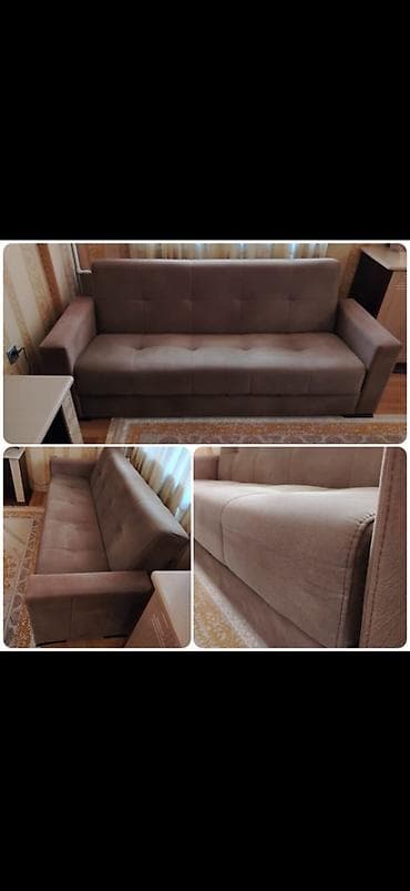 S GUL✔️250 AZN (Qaraçuxur) Fabrik istehsalı açılan və bazalı divan — 1