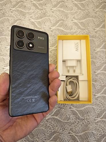 telofonar: Poco F6 Pro, 512 GB, rəng - Qara, Sensor — 10