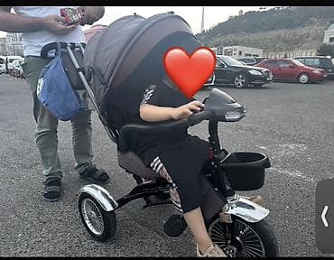 трехколесный велосипед взрослый: Uşaq üçtəkərli velosiped-araba (2-si 1-də) 2-5 yaw uwaq uchun - Güclü — 1