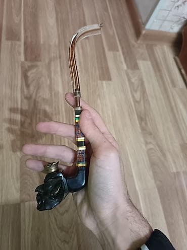 is cekmesi: Əl işləri tematik dizaynlı siqaret/ot üçün pipo Türmə əl işi - — 2