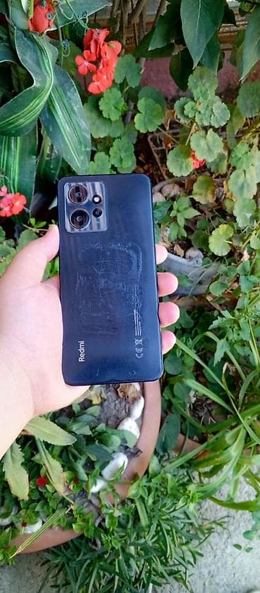 qara volqa kitab pdf: Redmi Note 12, 128 GB, rəng - Qara, Qırıq — 1