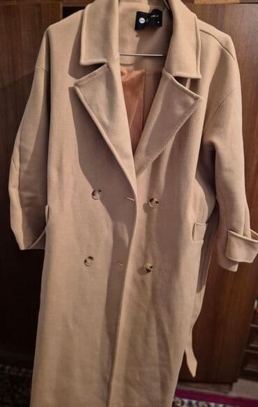 qadınlar üçün iri toxunma papaq: Palto, One size, rəng - Bej — 2