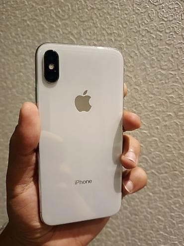 iphone mobil: IPhone X, 64 GB, Gümüşü, Face ID — 4
