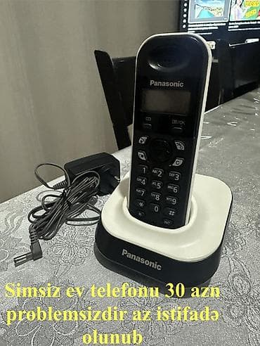 iphone 11 adapter: Stasionar telefon Panasonic, Simsiz — 2