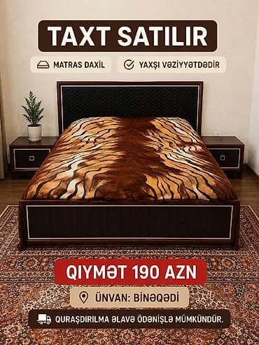 AYNUR 2 💃 ✨ Taxt satılır ✨ ✔️ Matras daxil ✔️ Yaxşı vəziyyətdədir