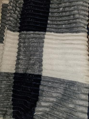 Balışlar, yastıqlar: Yeni rəng - Göy Mikrofiber Pled, Pulsuz çatdırılma — 1