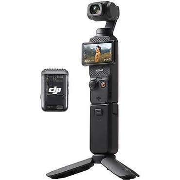 mikrofon mini: DJI Osmo Pocket 3 Creator Combo – portativ 3 oxlu stabilizatorlu — 1