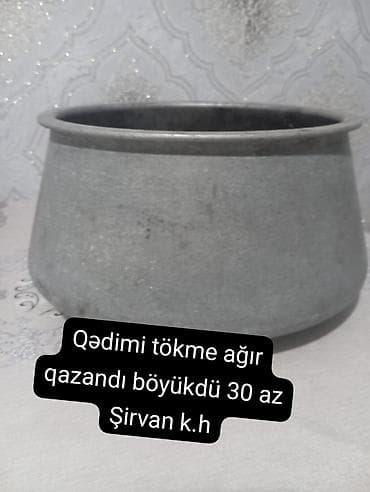 iran peci balaca: Qazan, rəng - Gümüşü, Alüminium — 2