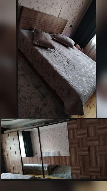 Yataq dəsti {taxt dolab) Satılır 200₼ Taxt 1,80/2 ortopedik matrasla — 1