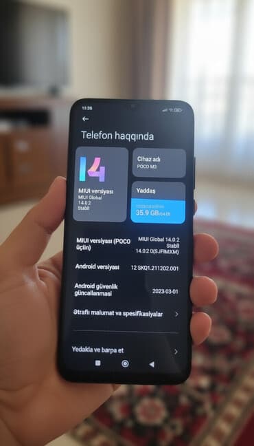 Poco M3, 64 GB, rəng - Qara, Sensor