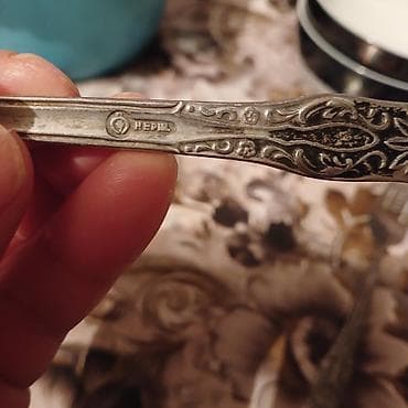 toxuma saplar: Məhsul: Antiq süfrə dəsti – Hepp işarəli çəngəl/qaşıqlar və Çexiya — 2