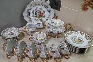 dolab satisi: Çay dəsti, Farfor, 6 nəfərlik, Çexiya — 3