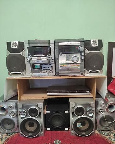 iphone 7 aux: Ev üçün audio sistem komplekti - Markalar: LG və Samsung mini-hi-fi — 1