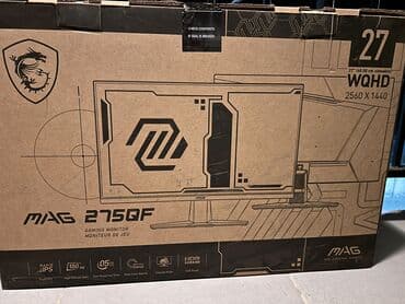 işdənmiş planşet: Monitor: MSİ 2560x1440 Ekran olcusu 27 2K Ekran tezliyi 180HZ — 2