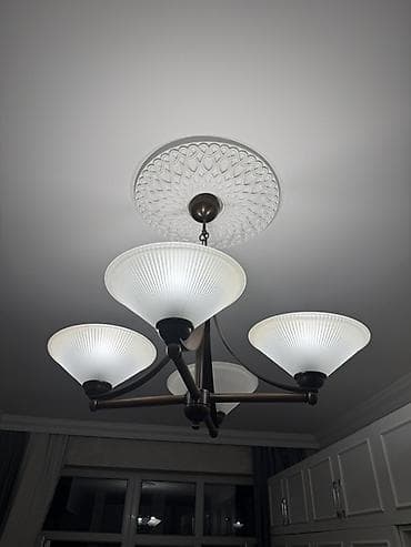 cılcıraqlar: Çılçıraq, 4 lampa, Taxta — 1