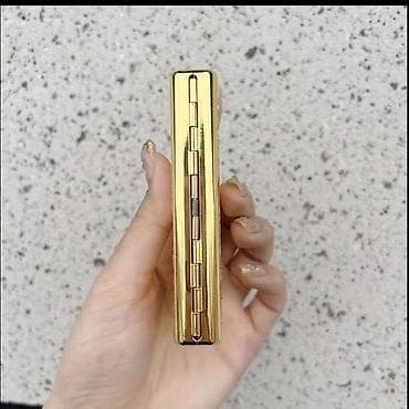 Qızılı rəngli metall siqaret qutusu - Material: parlaq metal (qızılı — 4