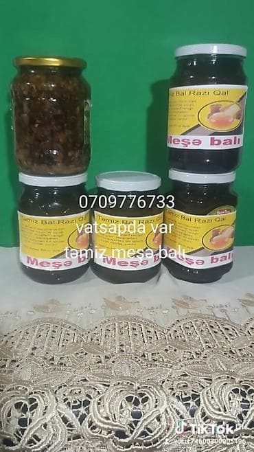 Məhsul: Təmiz meşə balı - Tam təbii, qatı və ətirli meşə balı - Tünd