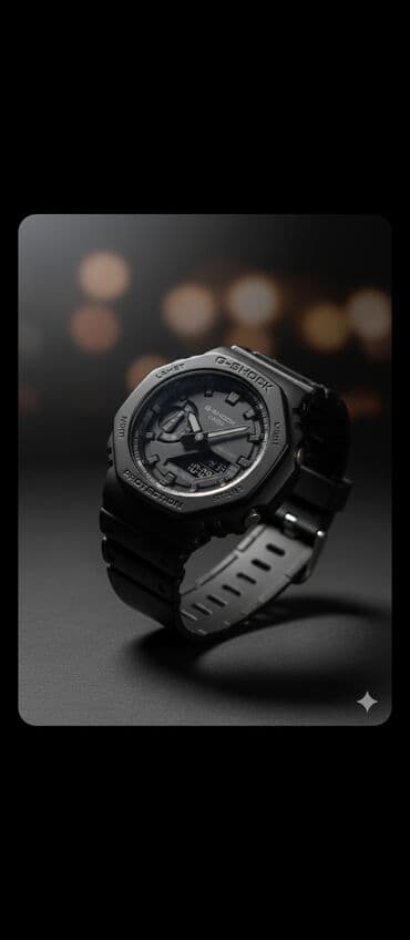 İşlənmiş, Qol saatı, Casio, rəng - Qara