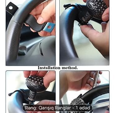авто руль: Avtomobil sükan üçün fırlanma topu – kompaslı model - Birəlli — 7