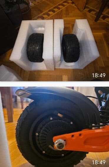 Elektrikli samokatlar: Elektrik skuter – güclü off-road model Rəng: Qara və narıncı Texniki — 7