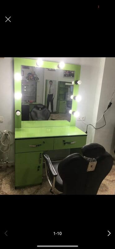 зеркало со столиком: Makyaj güzgüsü ( üzeri üçün kesilen güzgüsü daxil) — 1