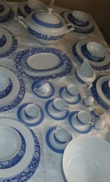 buta qab qacaq goran instagram: Nahar dəsti, rəng - Ağ, Farfor, 12 nəfərlik, Türkiyə — 10