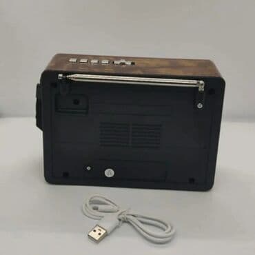 radio usb bluetooth: 📻 RH-305 Bluetooth USB/SD/Aux/fm RADİO 🔥Taxta nastalji görünüşlü — 6